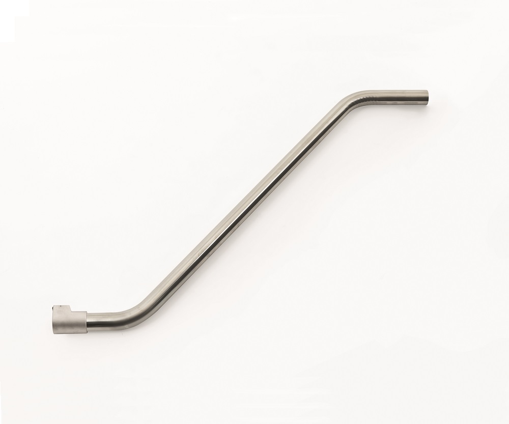 Saugrohr Ø 40 VA 1200 mm HANDGRIP D40 INOX COMPLETE