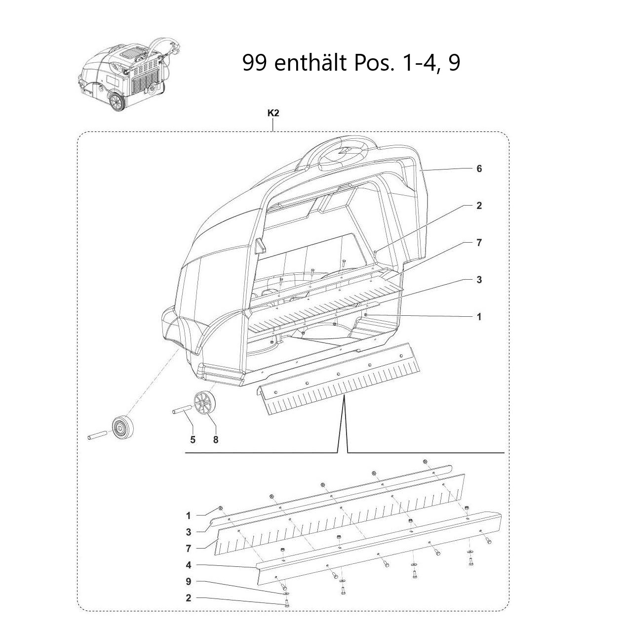 FLOORTEC-760-B-HOPPER-SYSTEM-komplett Floortec 760 B Trichtersystem