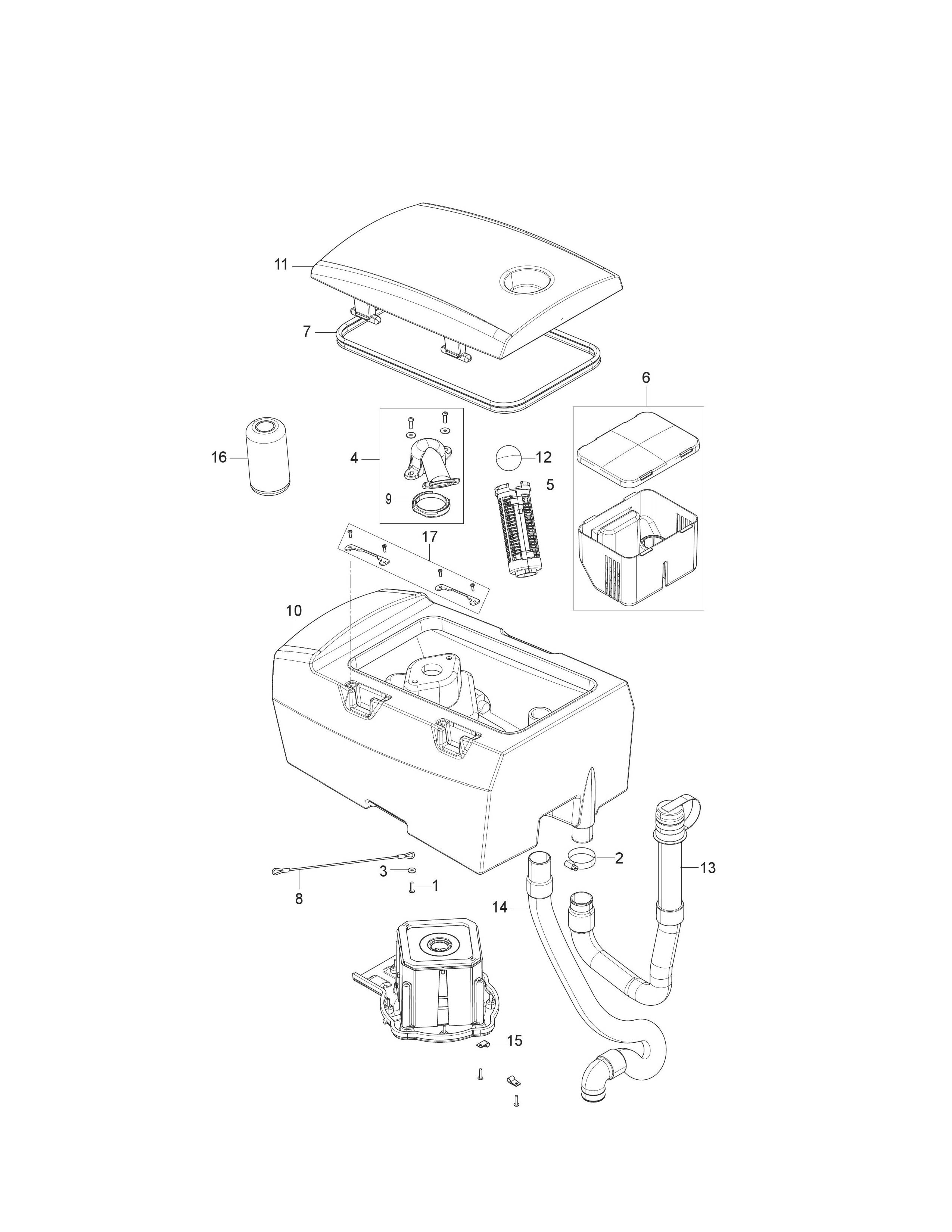 SCRUBTEC-344-B-COMBI-ALT-Ruckgewinnungstank