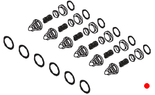 Satz Ventile KIT VALVE 6 PCS