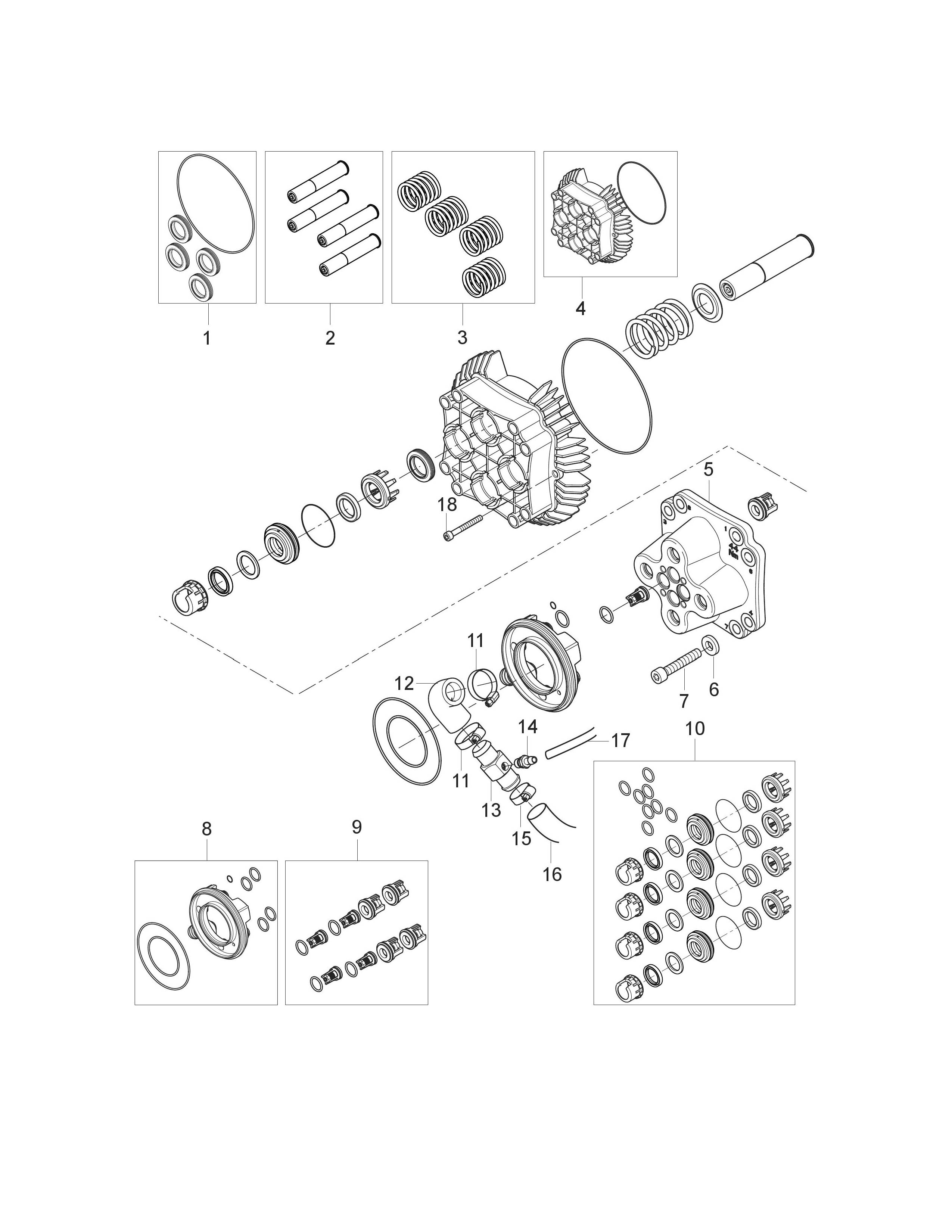 MH 8P-180-2000 FA Zylinderblock  
