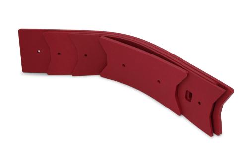 Sauglippenset, seitl., rot BLADE KIT-DECK-LINATEX