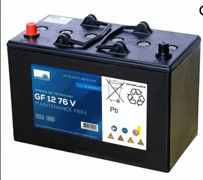 Gelbatterie Monoblock, 12V-76 Ah BATT. 12V-76AH GEL MONOBLOC