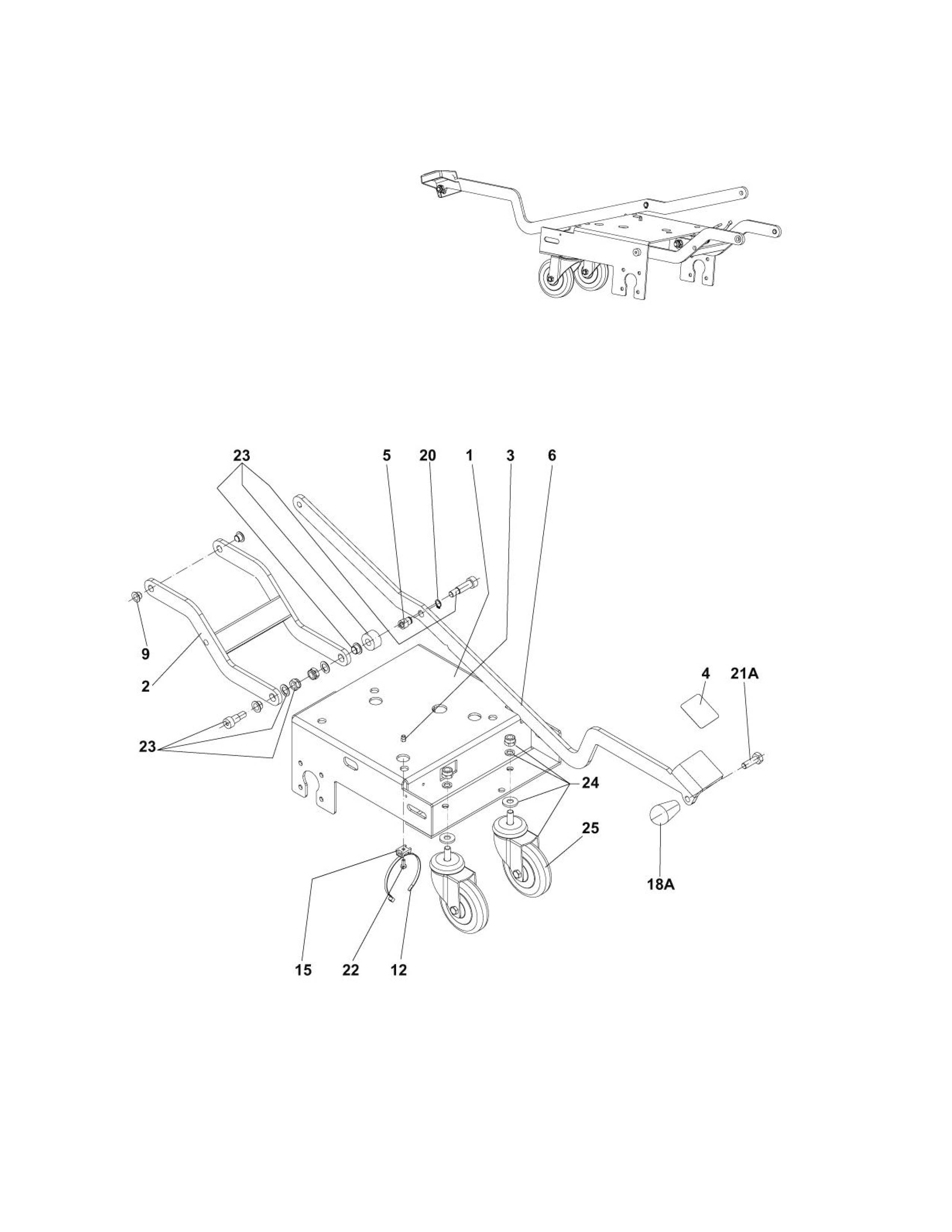 SCRUBTEC-553-B-ALT-Fahrgestell Scrubtec 553 B Fahrgestell