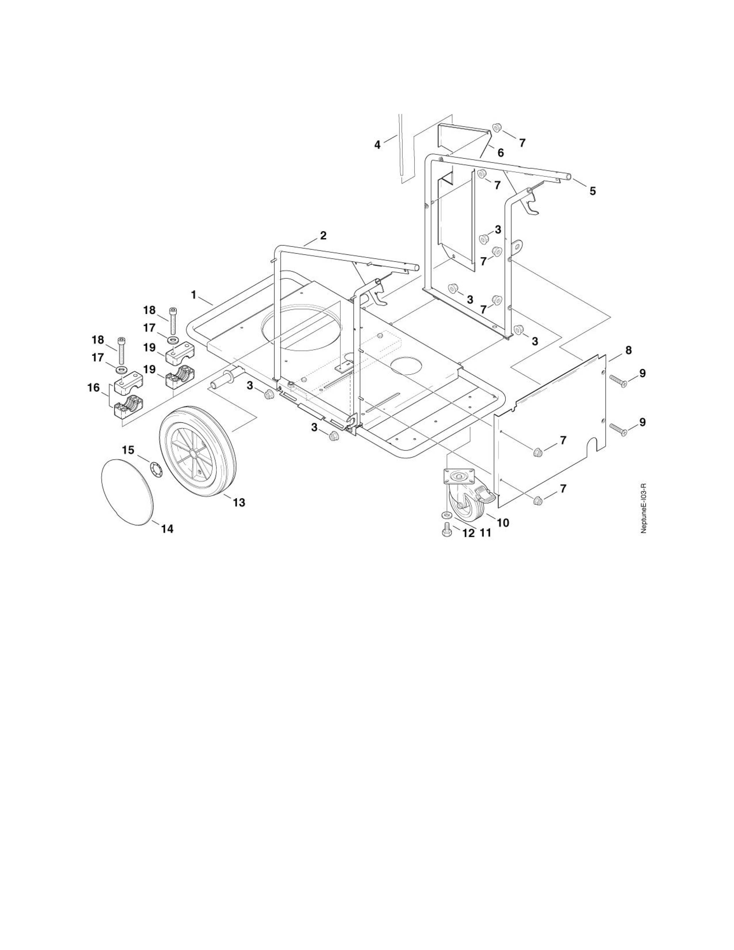 MH 5M-150-750 E24 Rahmen  