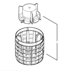 Filterkorb FILTER SUPPORT CAGE WITH FLOAT Filterkorb FILTER SUPPORT CAGE WITH FLOAT