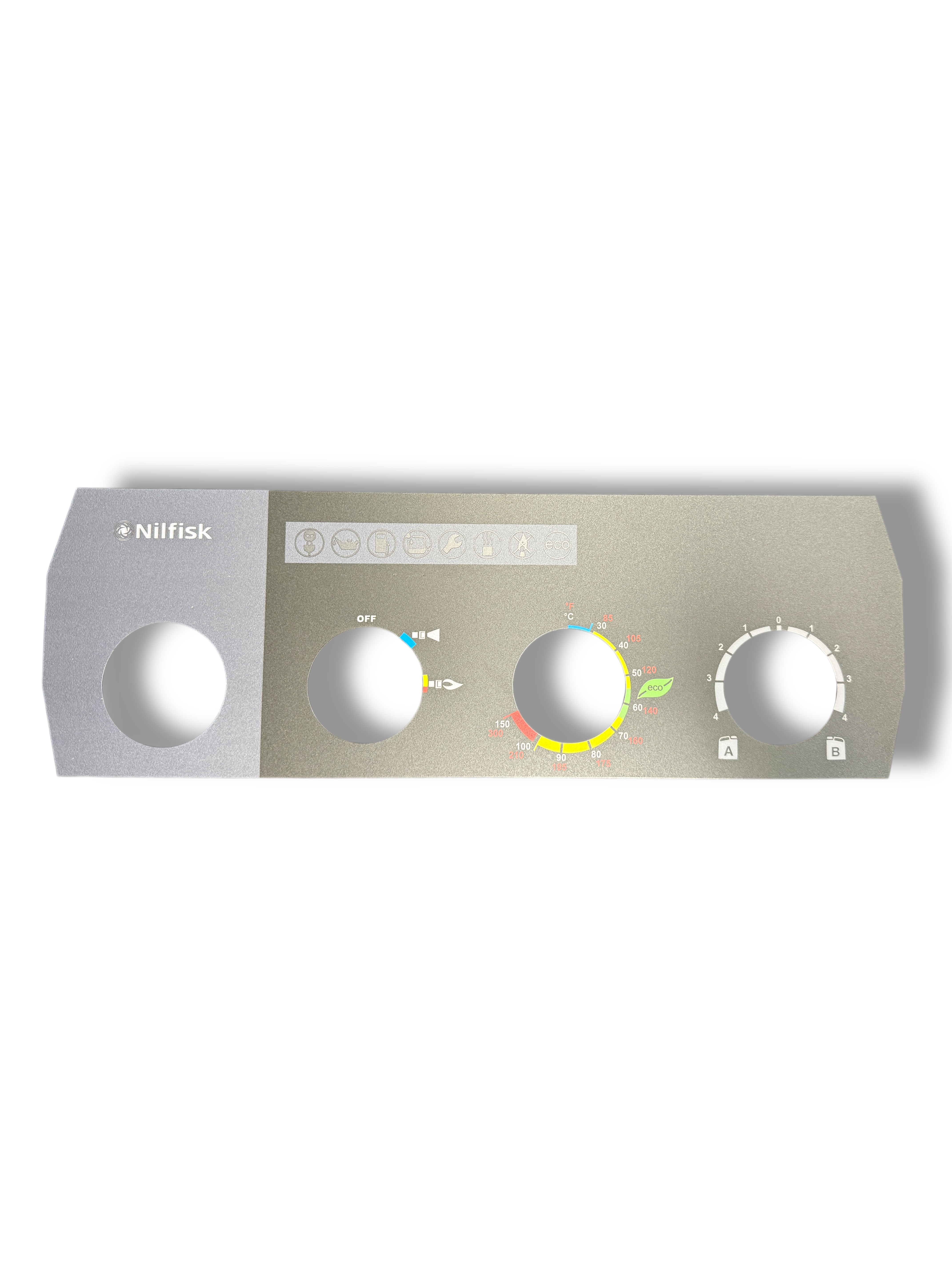 LABEL F. CONTR PANEL MEDIUM SPEC NILFISK LABEL F. CONTR PANEL MEDIUM SPEC NILFISK