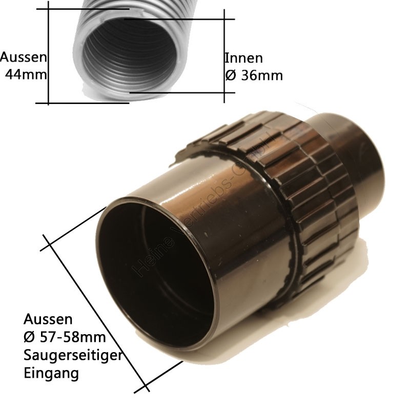 Muffe Ø 36x50 mm SLEEVE CPL - VACUUM SIDE - D50/D36
