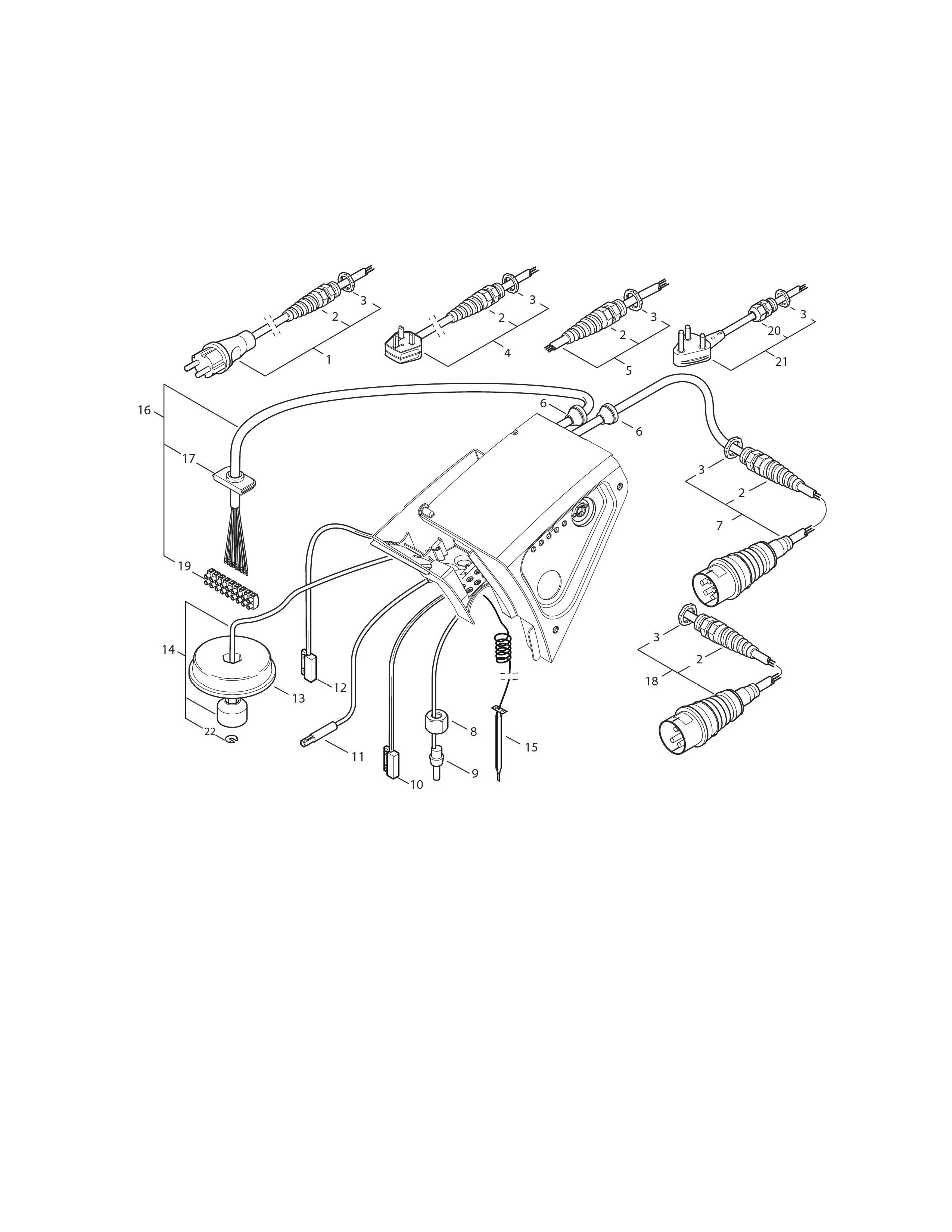 MH 4M-190-960 Kabel für Elektrokasten  