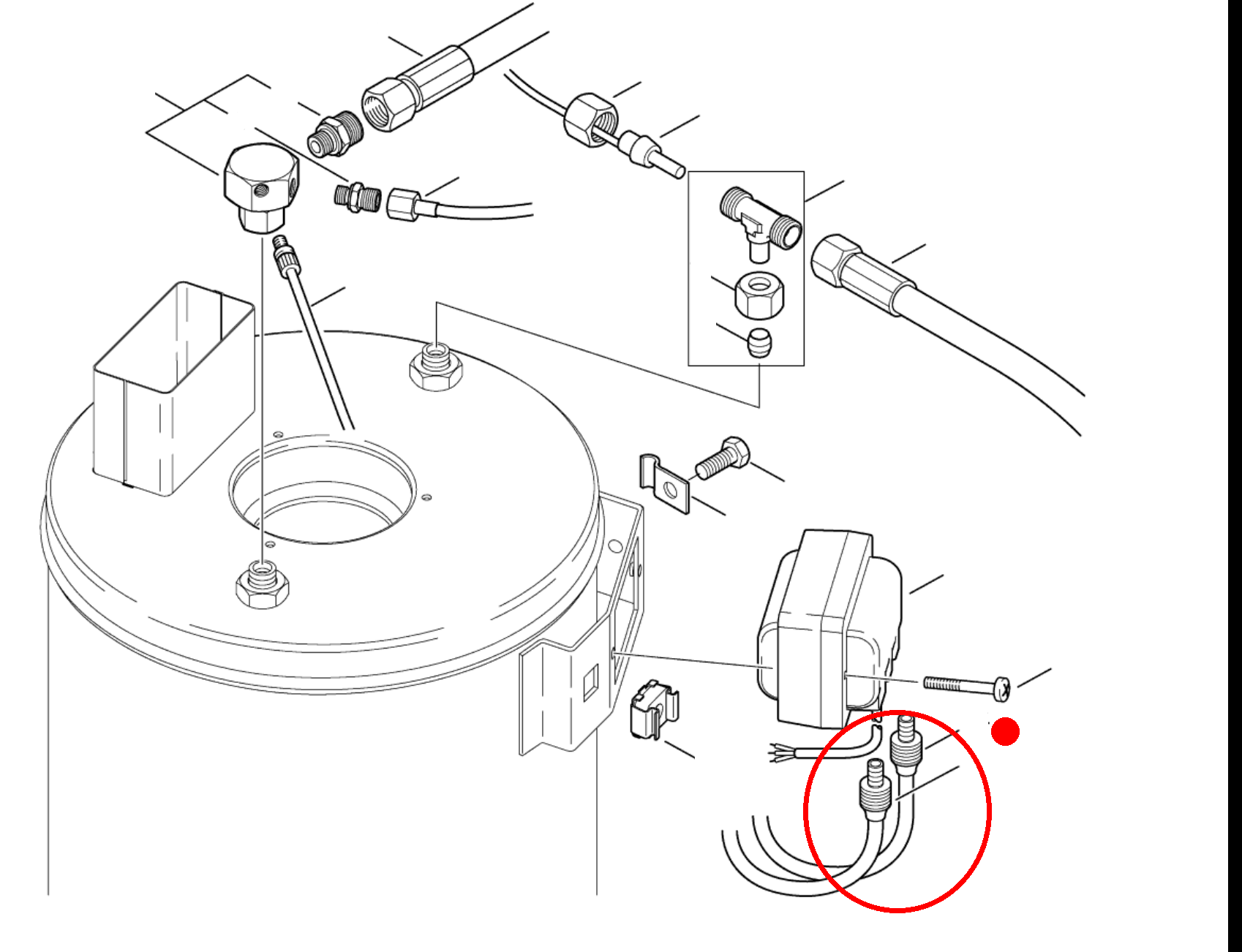 Zündkabel 7x650 IGNITION CABLE Ø7X650 W/FITTING