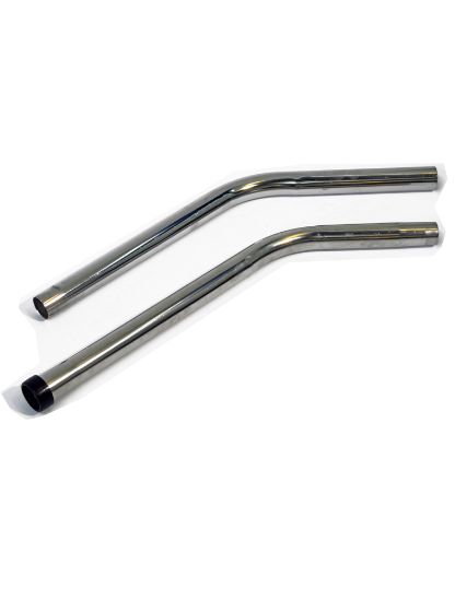 TUBE STEEL 38MM 2PCS EXTRACTOR Edelstahlsaugrohr-Set für CAR275