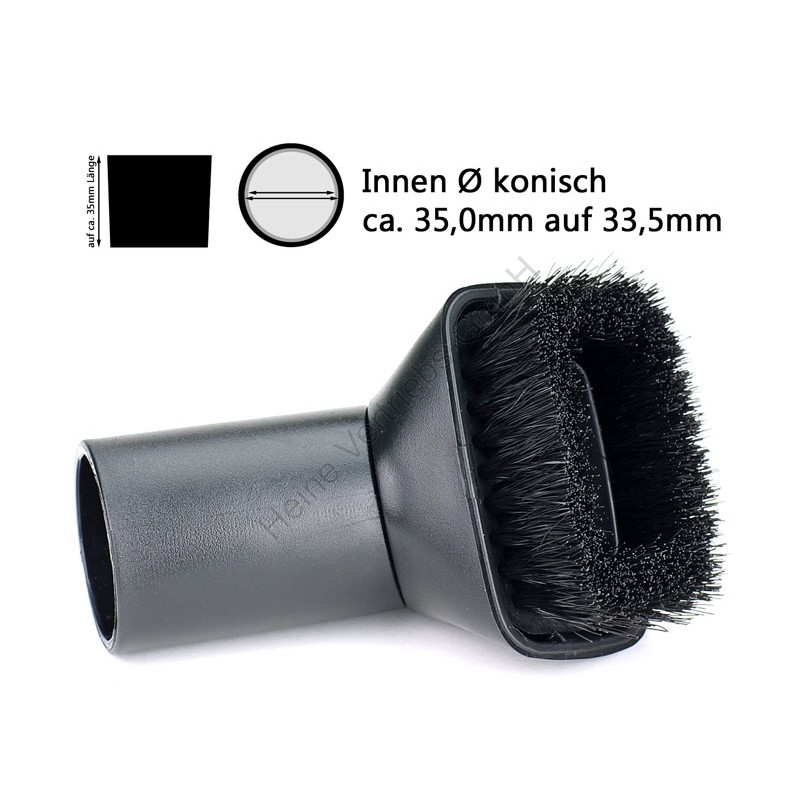Saugbürste Ø36x70 mm, Kunststoff, PA/PP BRUSH NOZZLE Ø36X70