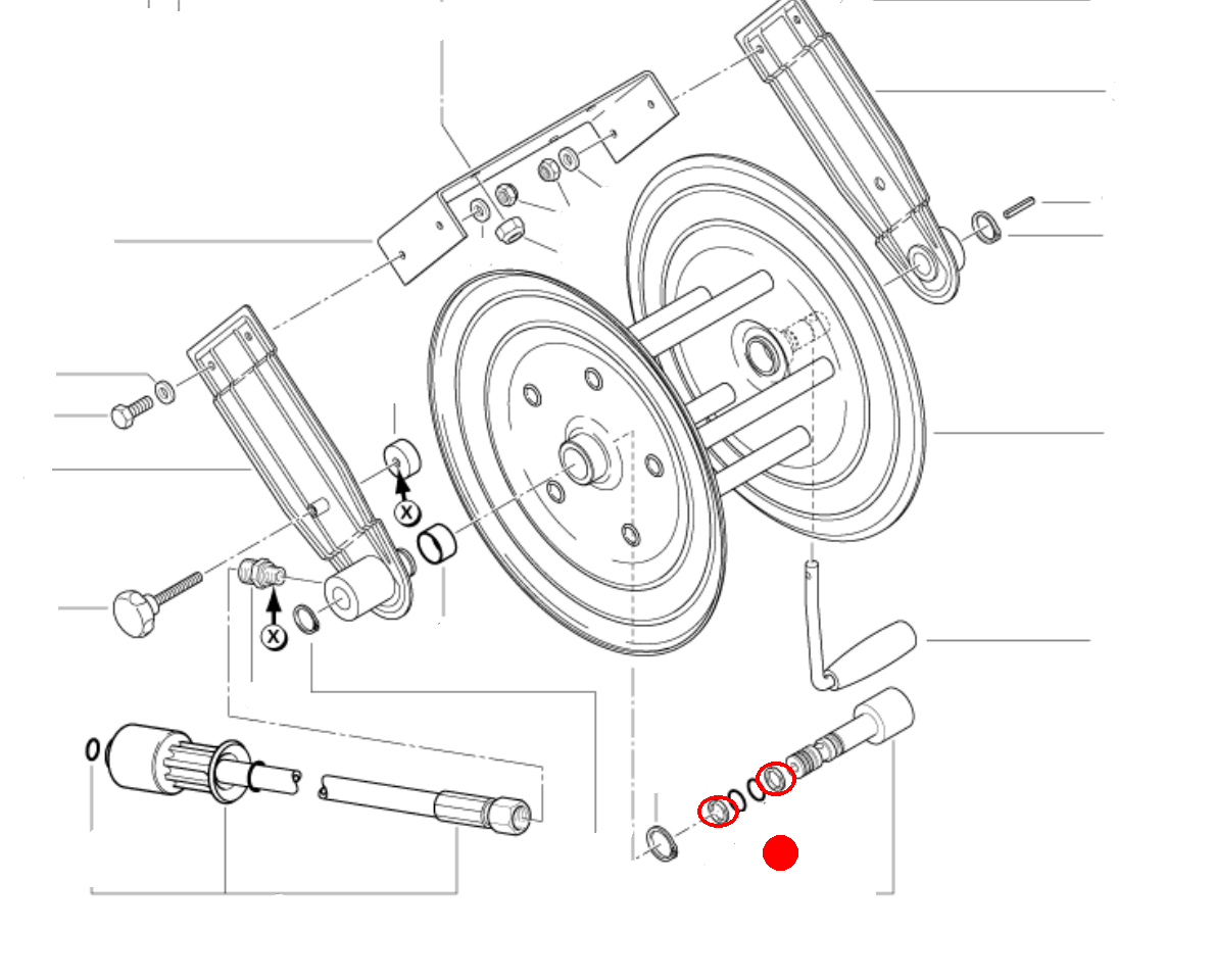 Stützring 13,5x18x2 SUPPORTING RING Ø13.5X18X2 PTFE+BZ