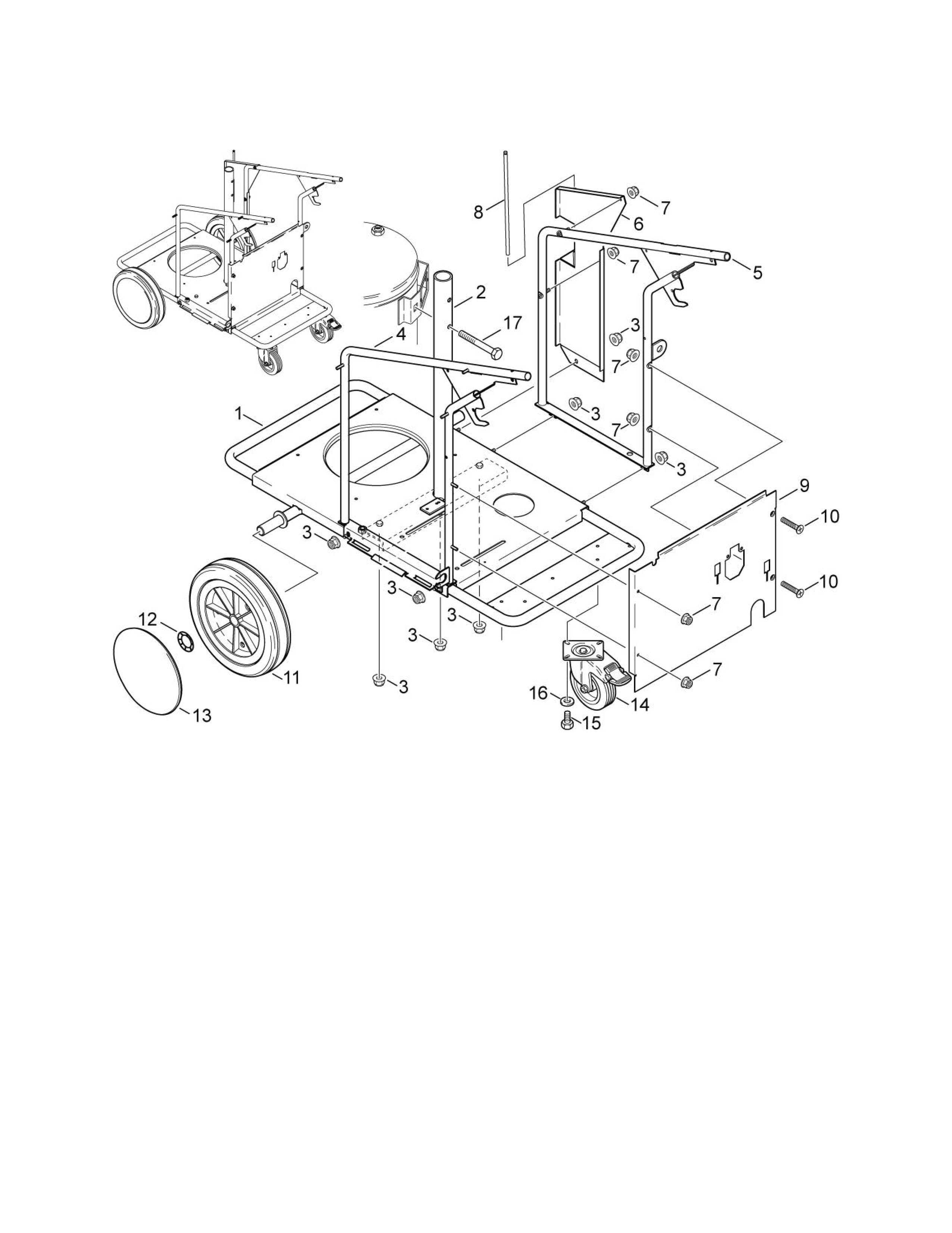 MH 5M-210-1100 FAX Rahmen    