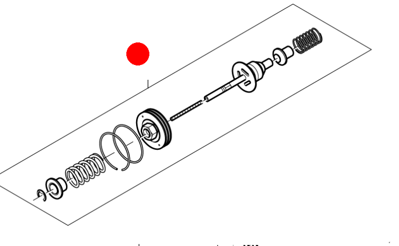 Reparatursatz Umlaufventi REP.KIT BY-PASS VALVE AUTO S/S