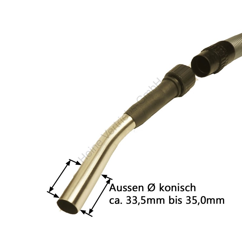 Verlängerungsrohr, gebog., Ø 50-36 mm CURVED HAND TUBE Ø50-36MM