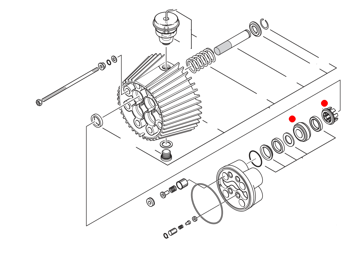 DruckringStützring (1 St.) THRUST COLLAR BACK-UP RING