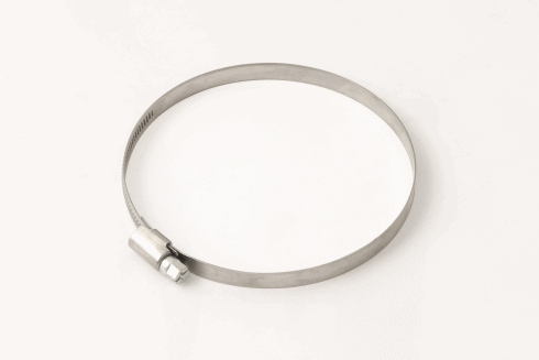 Schlauchklammer aus VA für Ø 40-60mm Schläuche TIE D40-60 Schlauchklammer aus VA für Ø 40-60mm Schläuche TIE D40-60