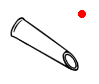 Spitzdüse Ø 38 200mm CONE D38