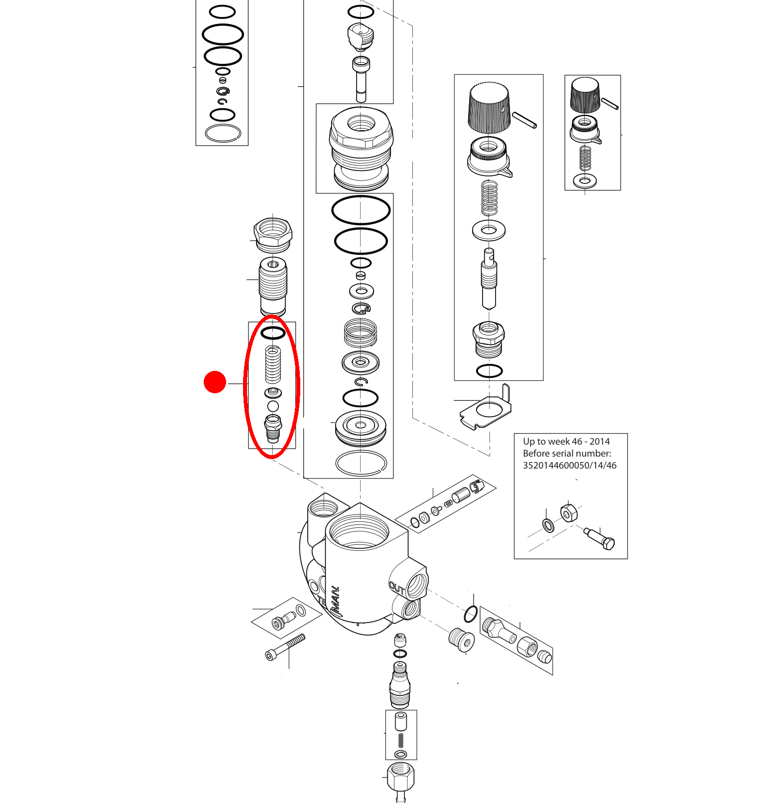 Sicherheitsventil SAFETY VALVE REP.KIT