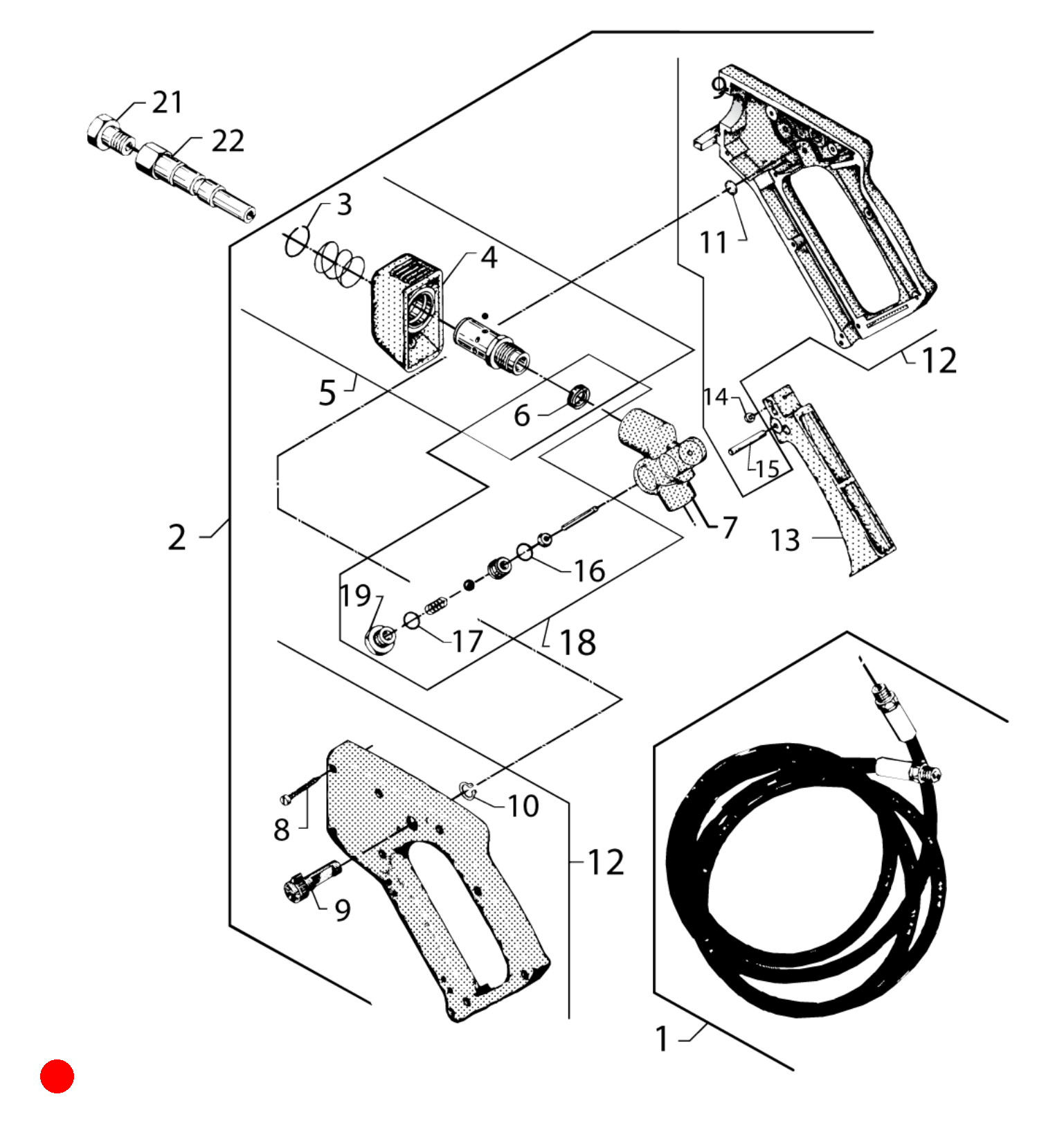 Sprühpistole B9, B5