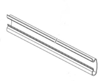 Sauglippenhalter, Set à 2 St. PROFILE F SQUEEGEE BLADE 2 PCS SET