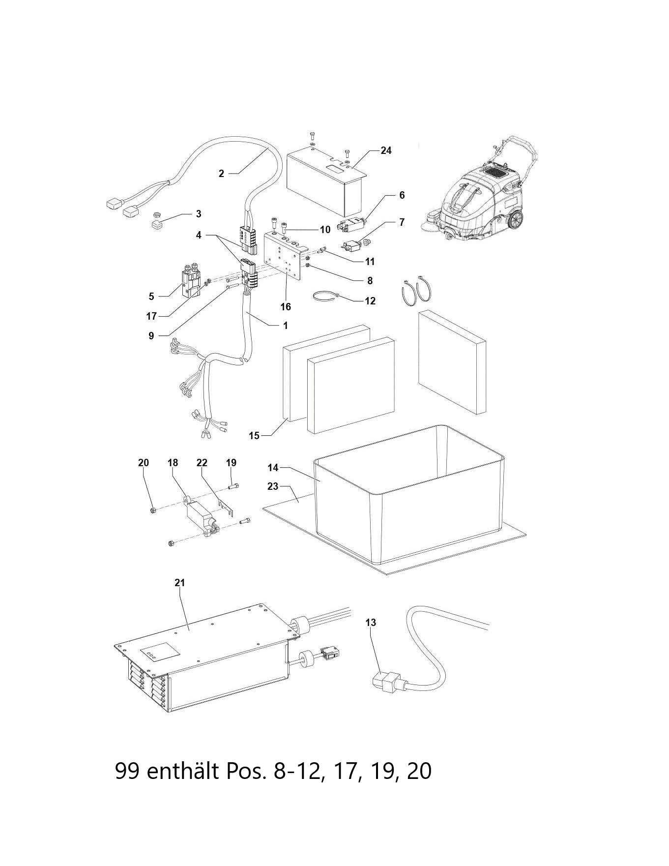 FLOORTEC-760-B-ELECTRICAL-SYSTEM-komplett