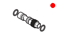 Venturi Düse D2.3 rot VENTURI TUBE D2.3 RED