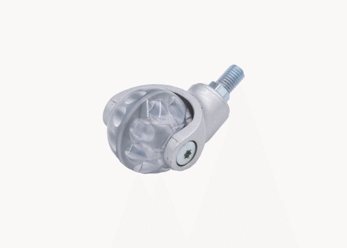 Lenkrolle D42 WHEEL CASTOR D.42 W/STEM PLASTIC