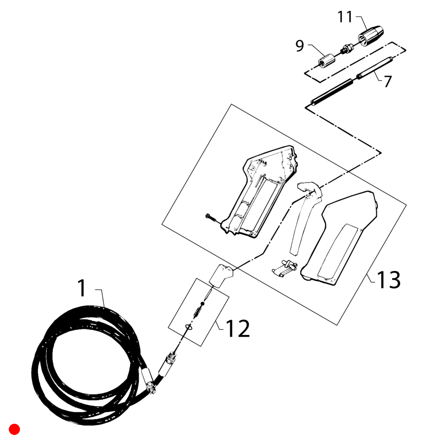 Sprühgriff B5