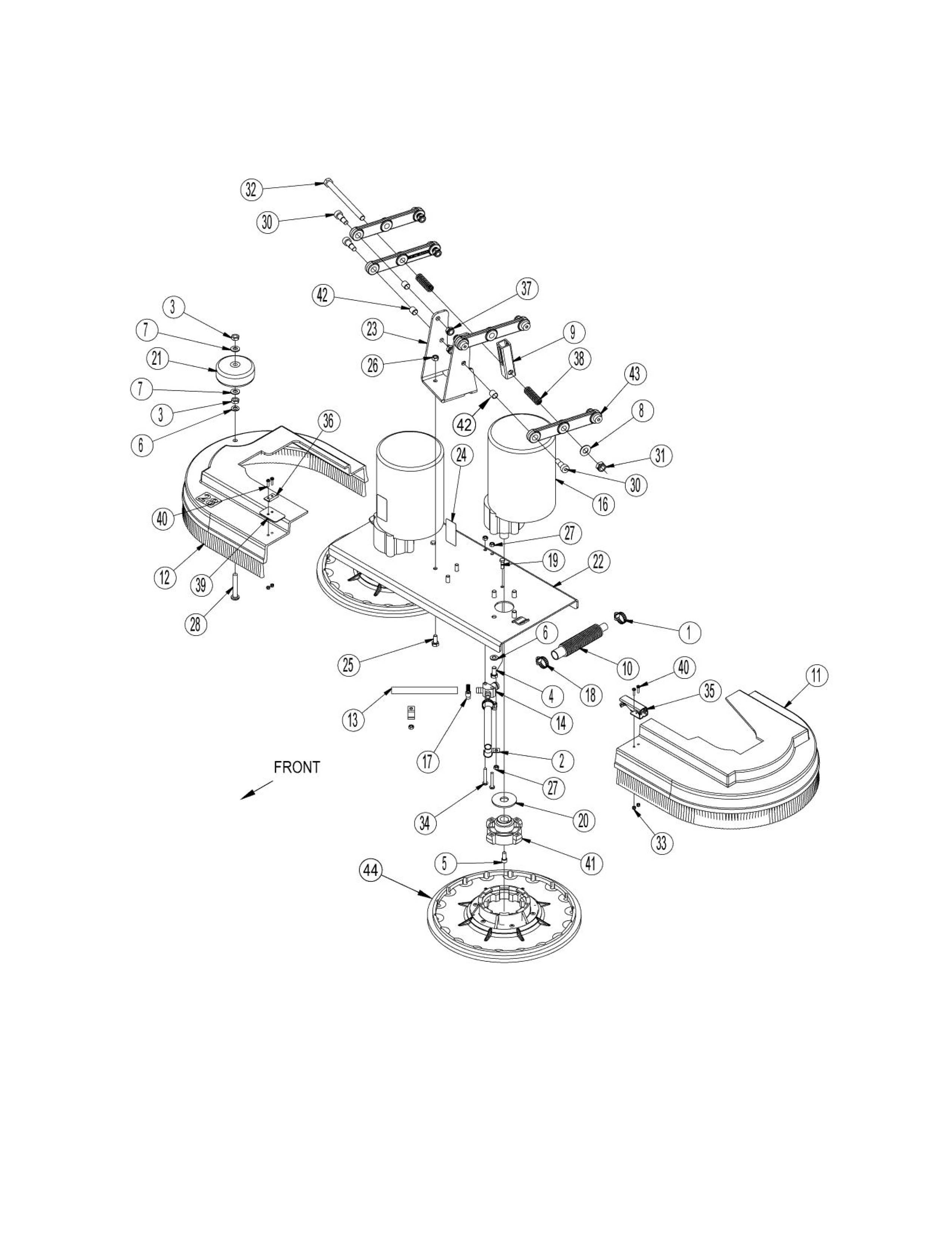 SCRUBTEC-871-Burstenkopf-871 Scrubtec 871 Bürstenkopf