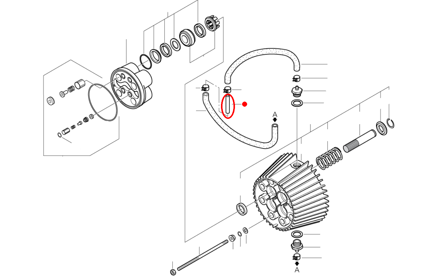 Rohr 8x1x65 CONNECTING PIECE