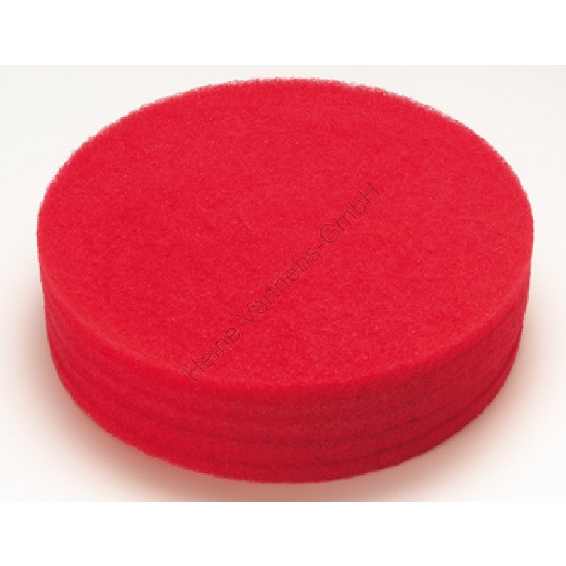 Eco Pad 6,5", Ø 165 mm, rot, VPE 10 PAD 6.5 165MM ECO RED 10PCS
