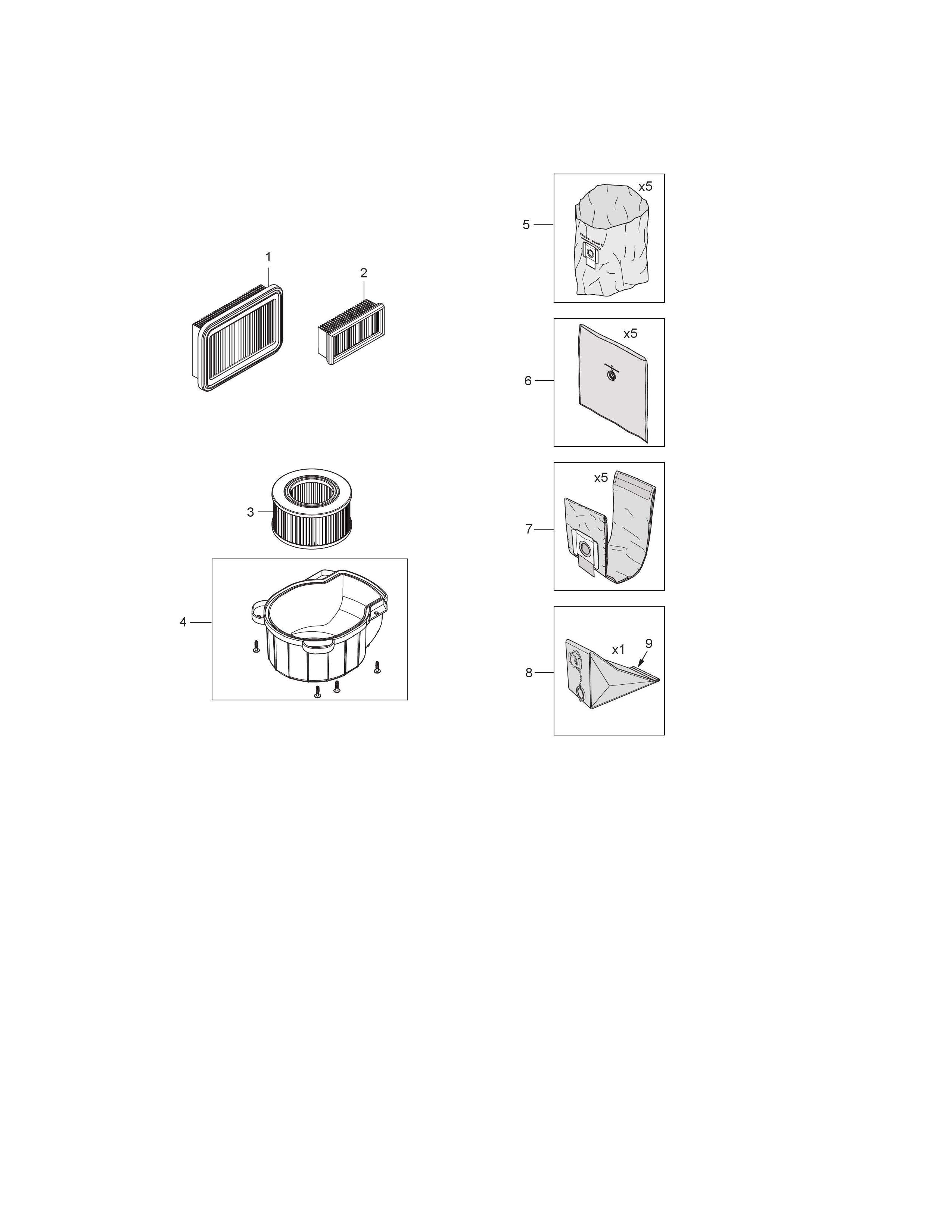 VHS-40-42-Filter-Filterbeutel VHS 40/42 HC Filter & Filterbeutel