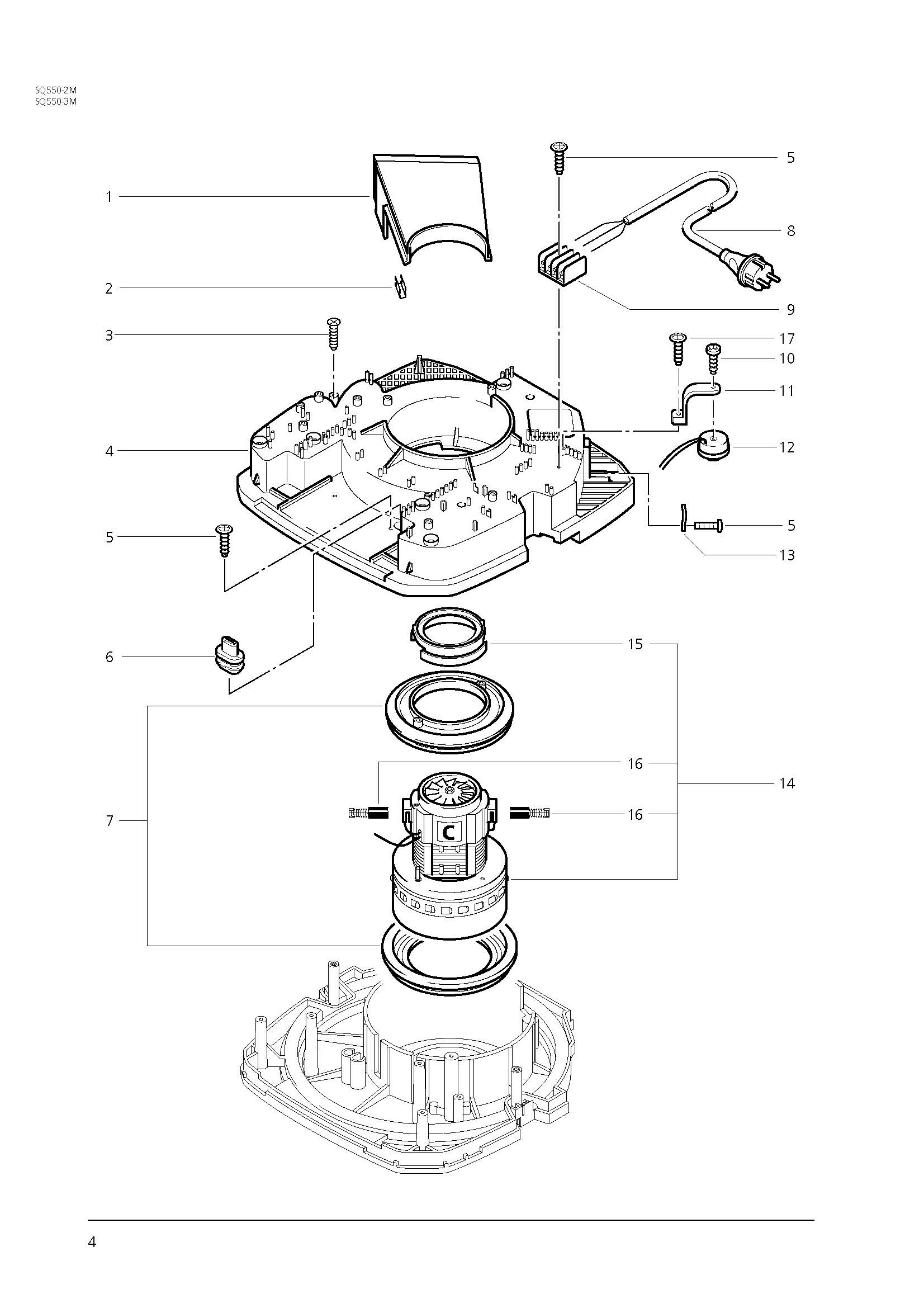 SQ-550-1M-3M-Motor