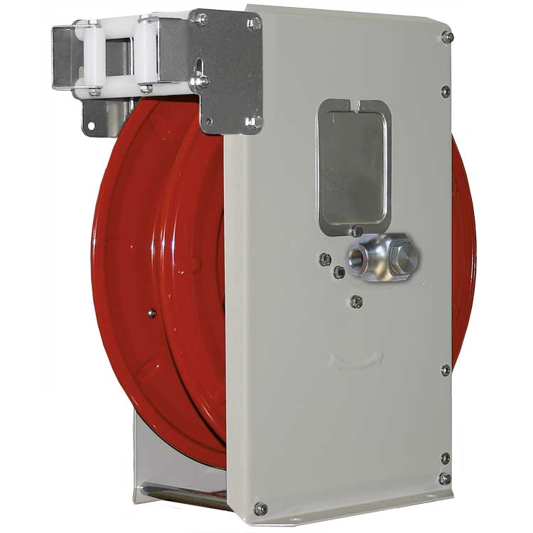 automatischer Schlauchaufroller pulverbesch. 20m Deutscher Herstellung automatischer Schlauchaufroller pulverbesch. 20m Deutscher Herstellung