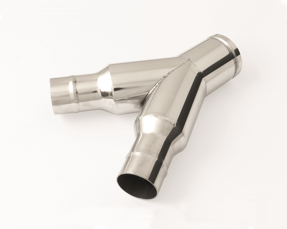 Y-Stück mit Red. Ø 100-70-70 VA WYE D100/70/70 INOX