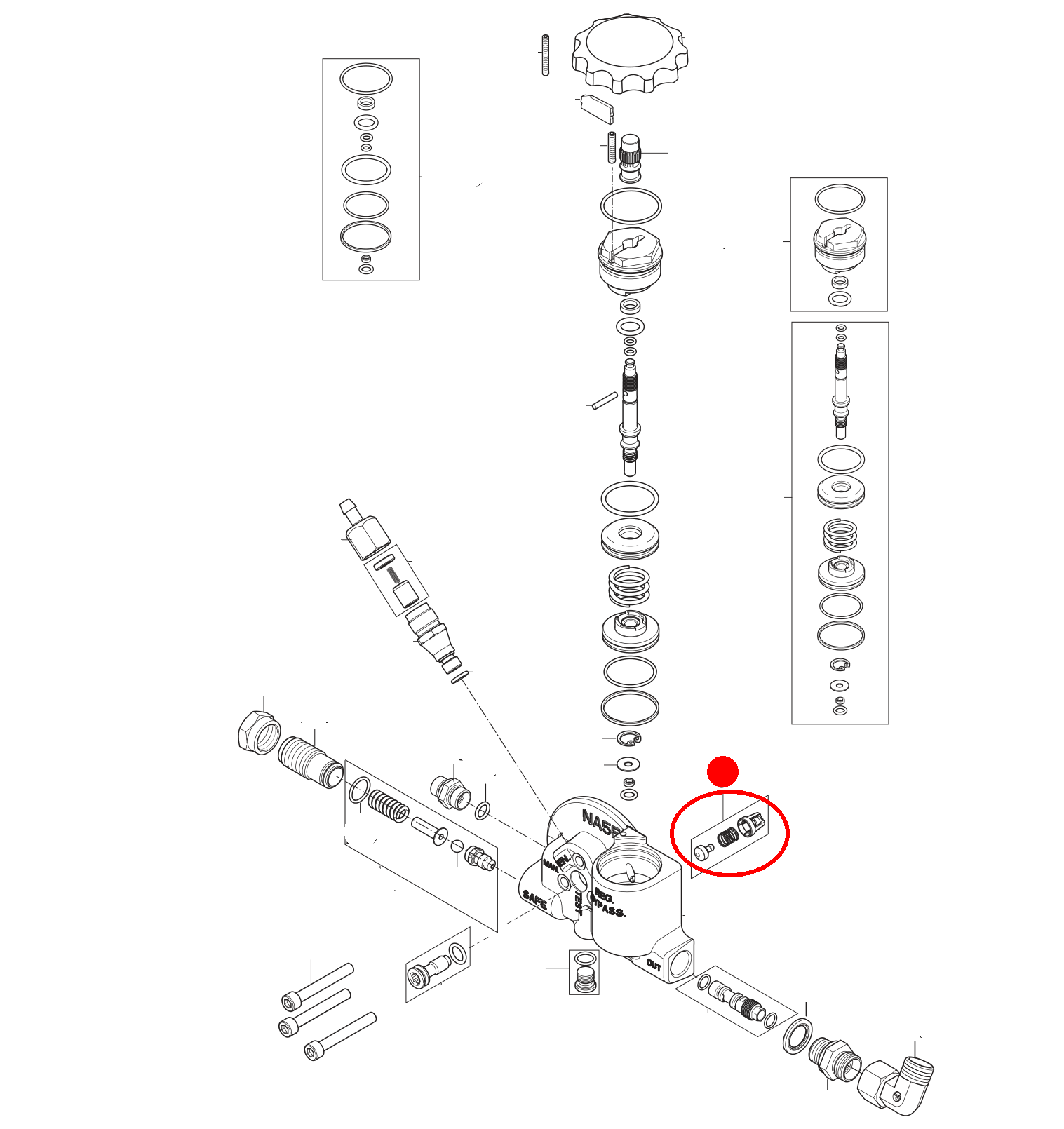 RETURN VALVE BY-PASS - KIT MH RETURN VALVE BY-PASS - KIT MH