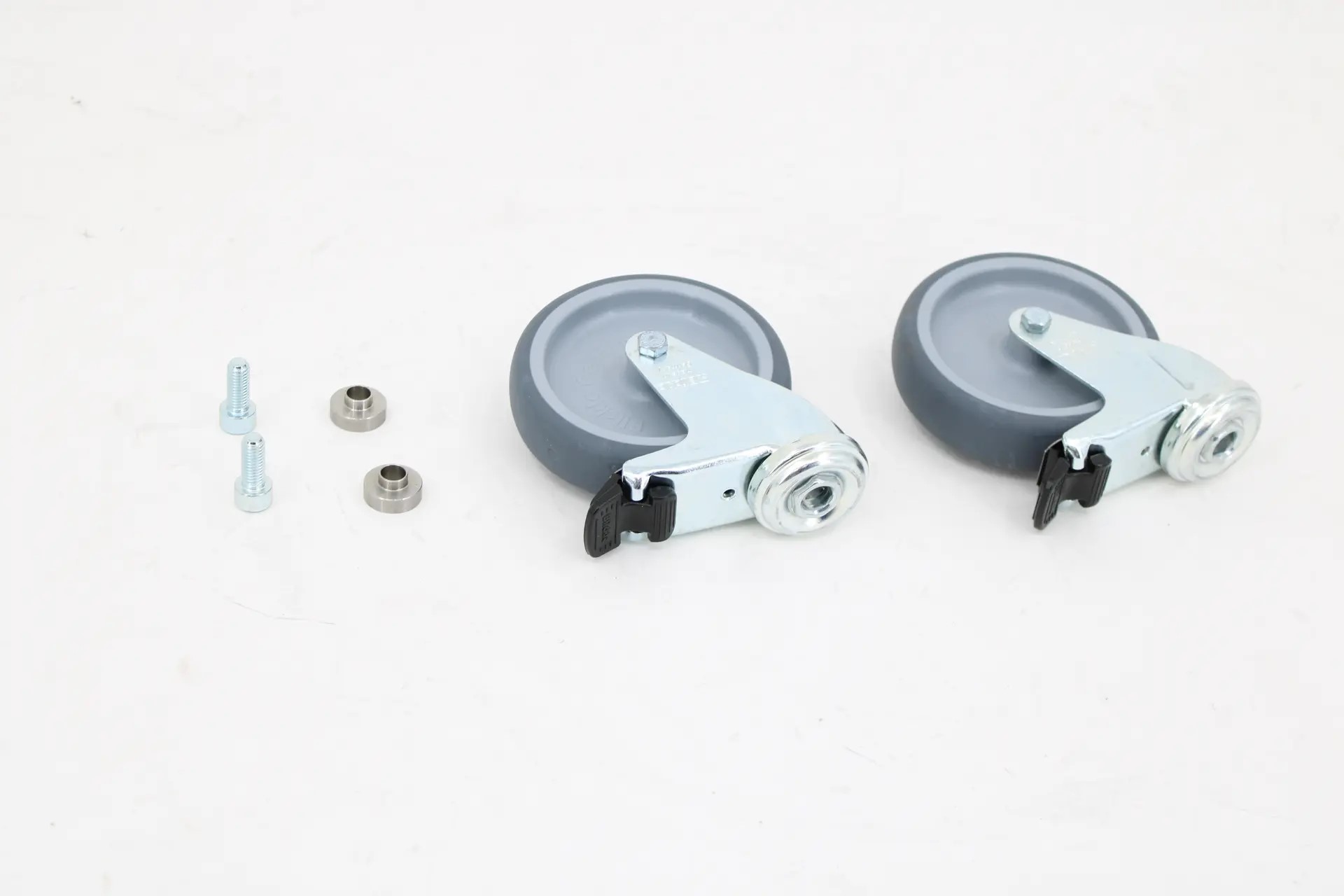 Lenkrollen mit Bremse, VPE 2 Stck CASTOR TURNABLE WITH BRAKE KIT