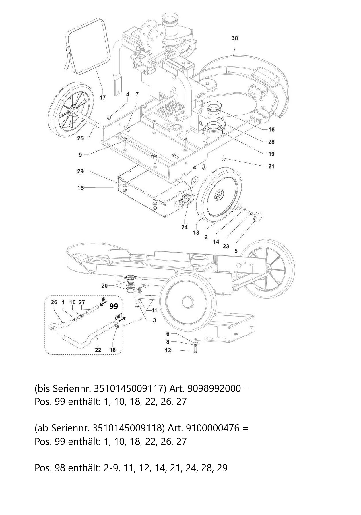 SC351-NIL-Gestell-kompl SC 351 Gestell