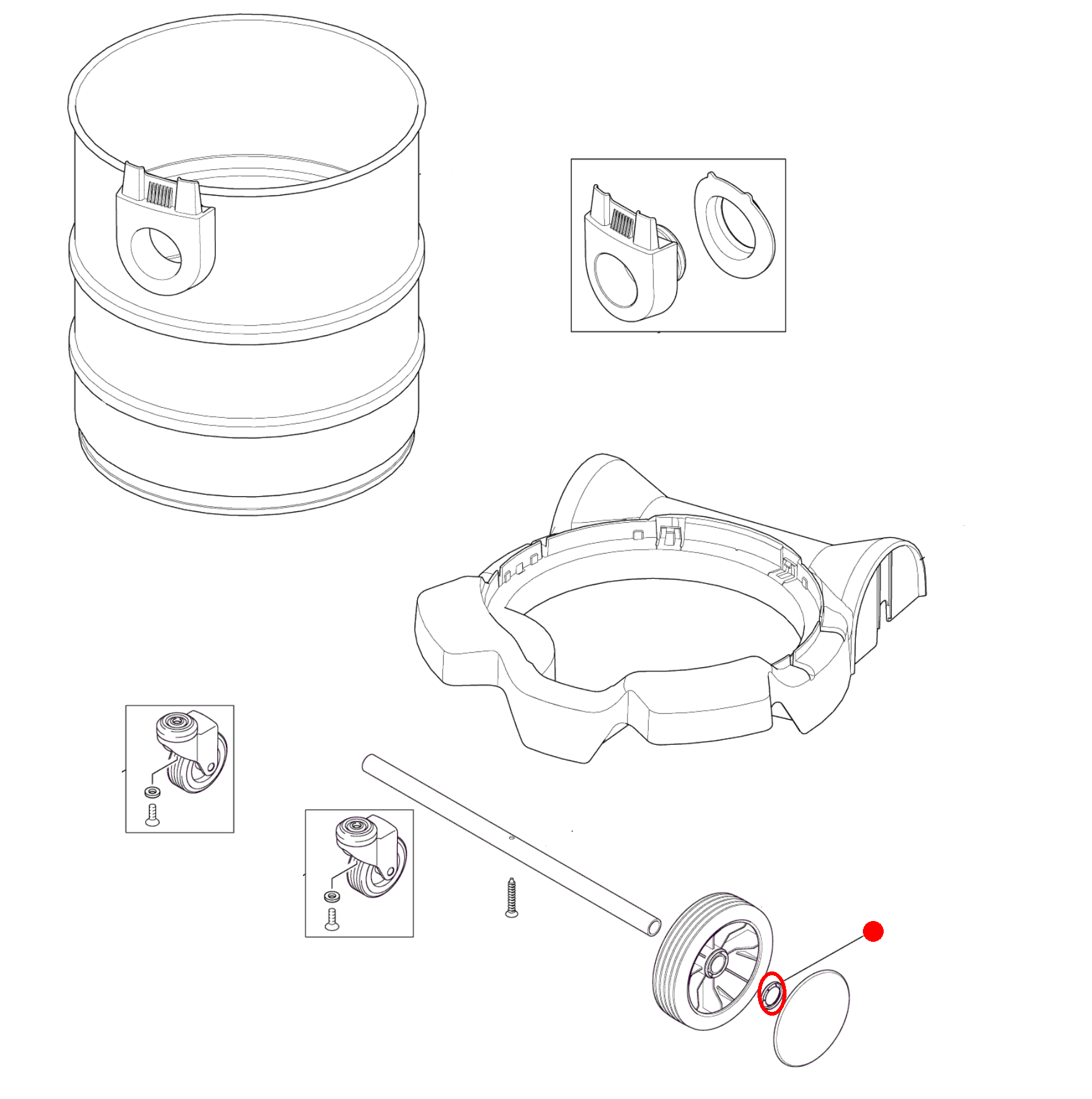 Sich. Ring ¥ 28.6/ ¥20x CLAMPING RING 28.6 20