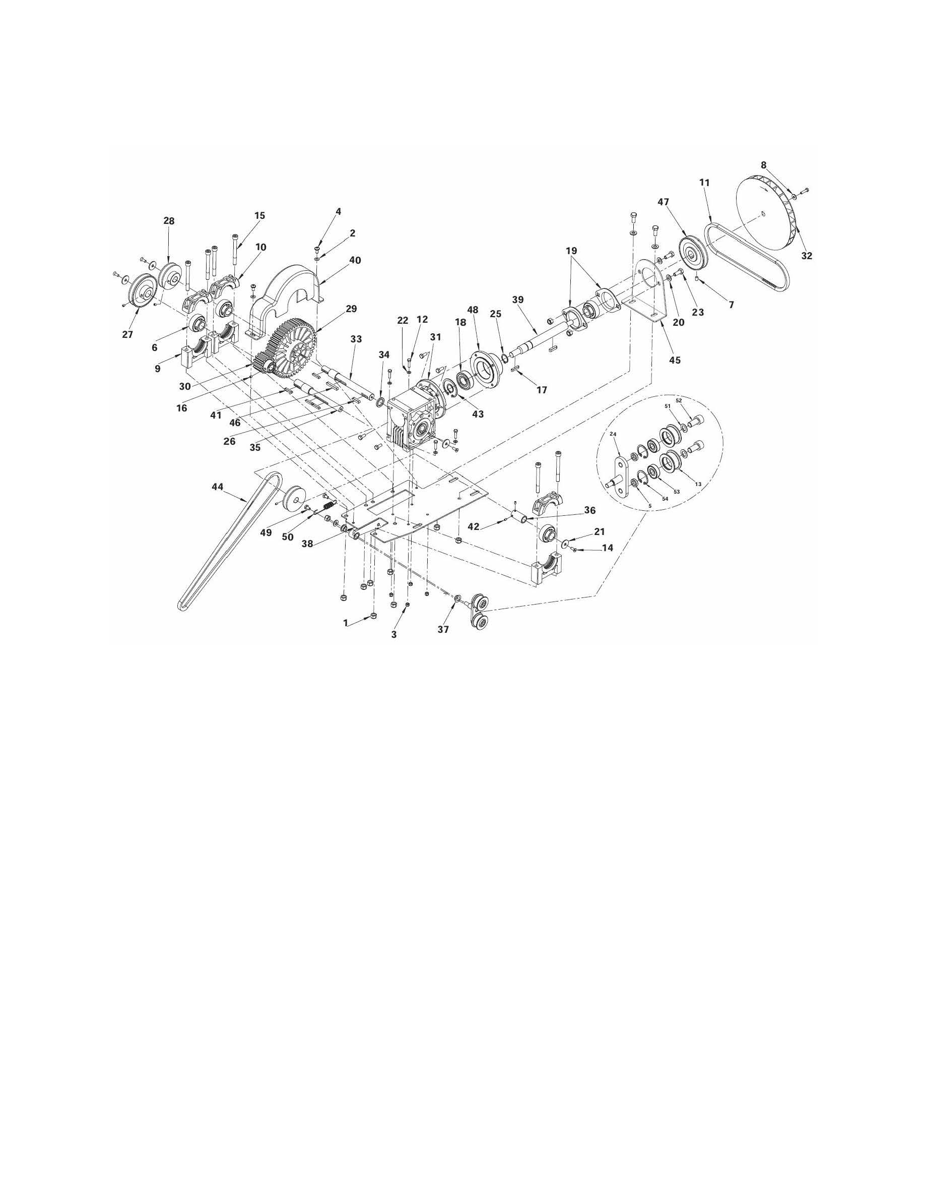 FLOORTEC-550-P-Motor-reduction-assy