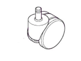 LENKROLLE Ø60 PIN Ø11X22 GUIDE ROLLER Ø60 PIN Ø11X22