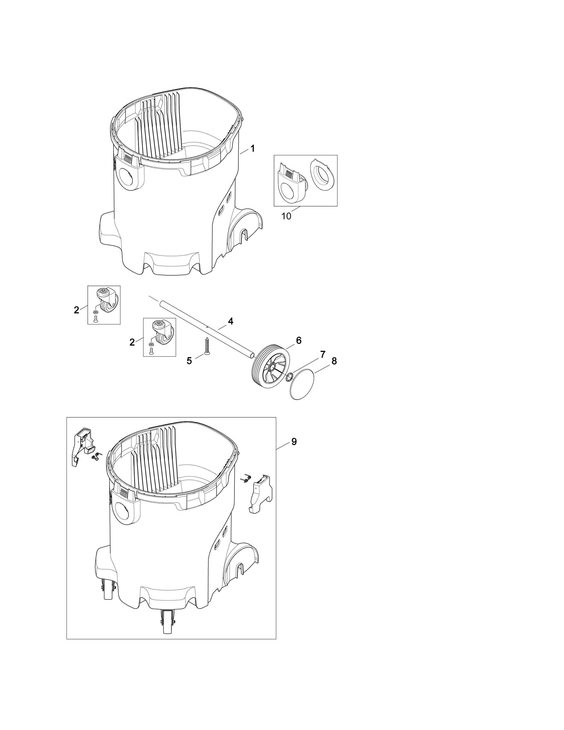 ATTIX-50-Behalter Attix 50-21 PC EC Behälter
