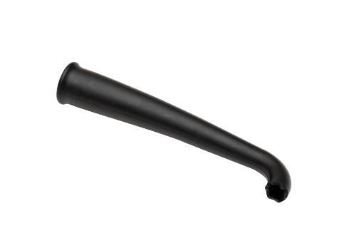 Gummischrägrohrdüse kon Ø 32 antistat. FLEXIBLE NOZZLE 240MM D32MM NBR ANTISTAT