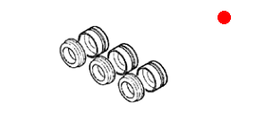 Kolbendichtungssatz O20 KIT SUPPORT RING D20 3