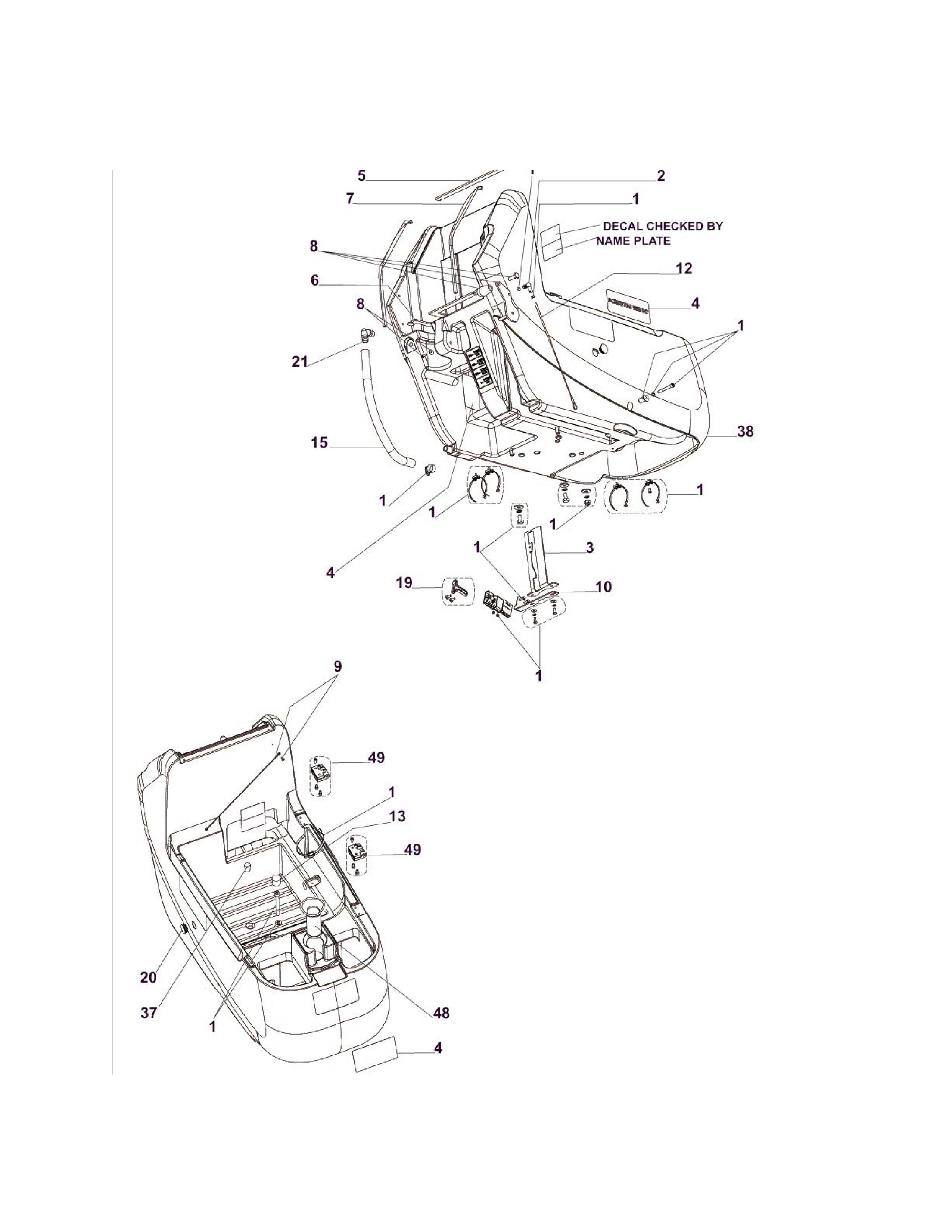 SCRUBTEC-553-B-ALT-Losungstank Scrubtec 553 B Lösungstank