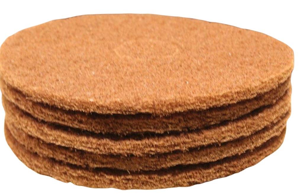 Eco Pad 15", Ø 380 mm, braun, VPE 5 PAD 15 381MM ECO BROWN 5PCS