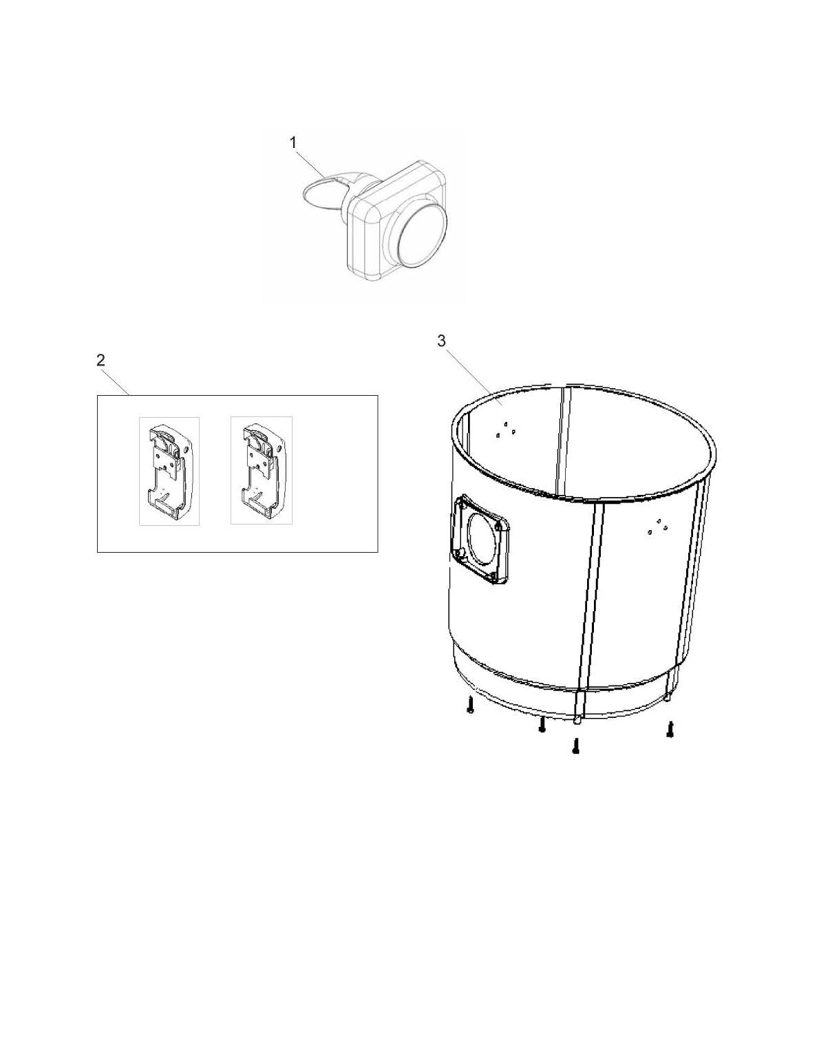 MAXXI-WD-3-Behalter Maxxi WD 3 Behälter