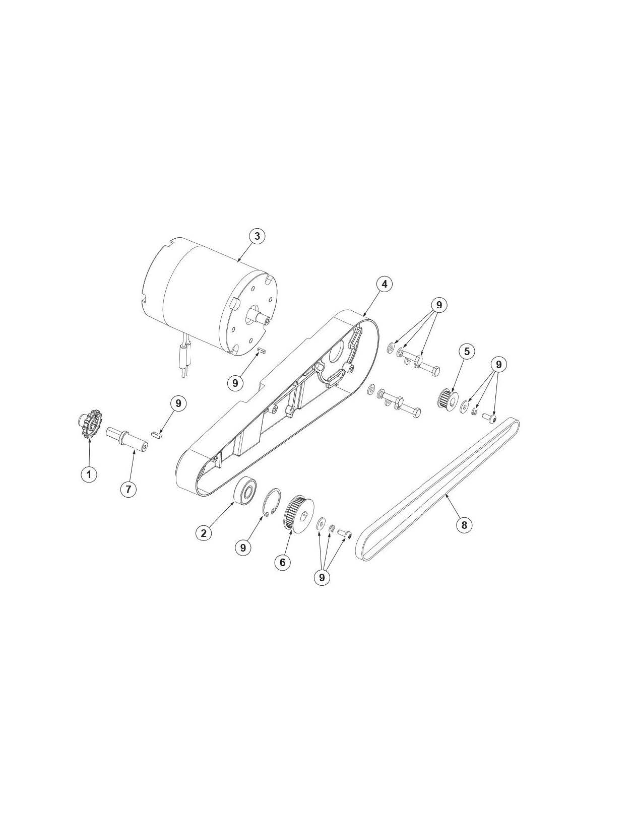 SC250 34C Bürstenmotor